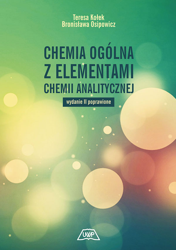Chemia ogólna z elementami chemii analitycznej (s. 539)